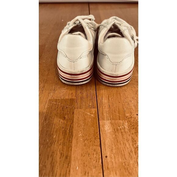 Zara White Platform Sneakers Kids Size 1.5 - Picture 8 of 12